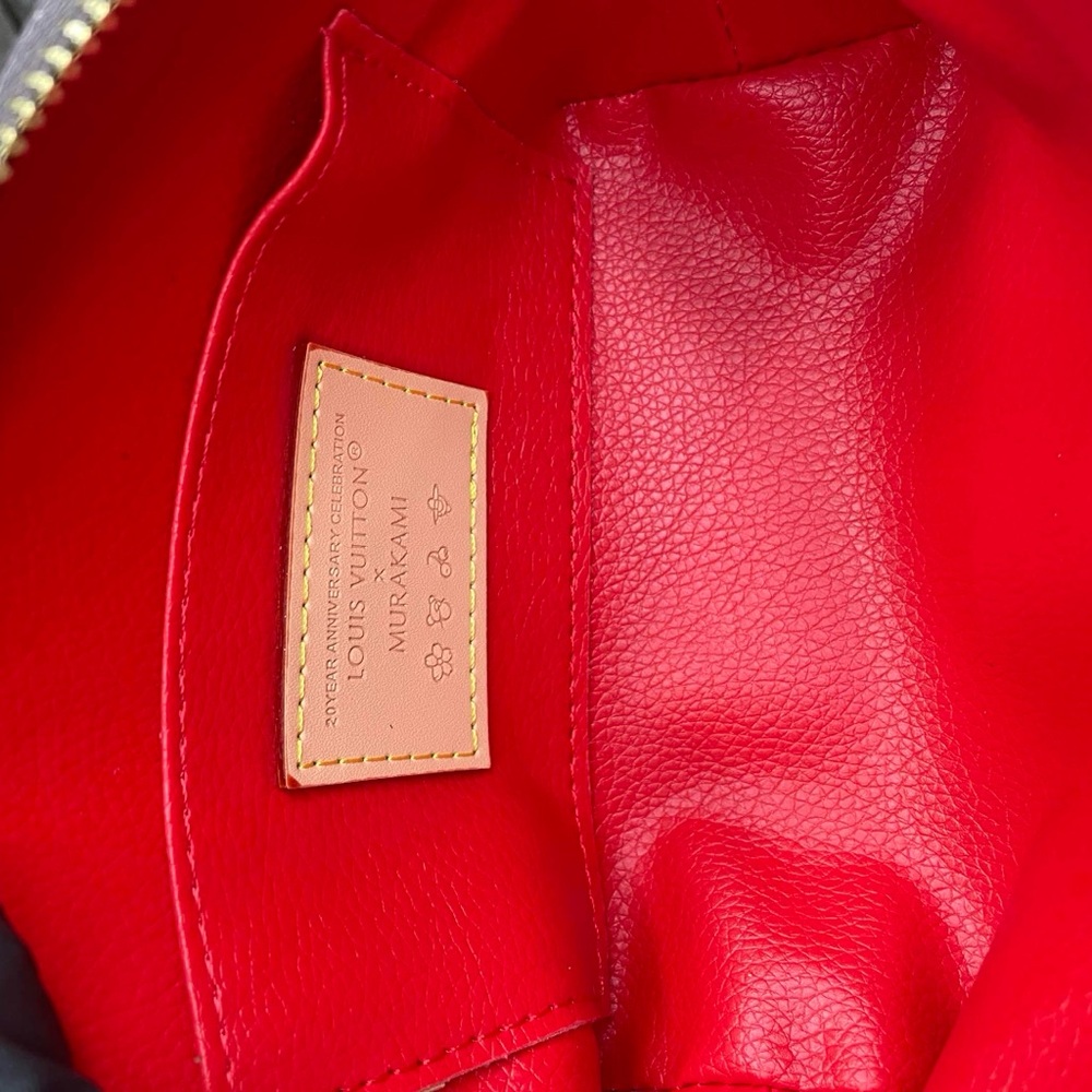Louis Vuitton Red Interior Cosmetic Pouch - Picture 4 of 4